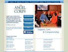 Tablet Screenshot of corpsofangels.com
